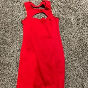 Agaci small dress with gold accents